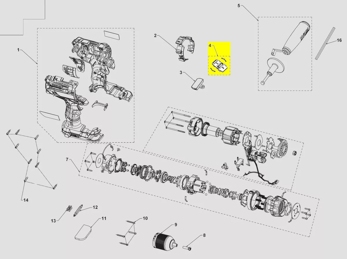 curseur commande vitesse réf. 5131041849 Ryobi